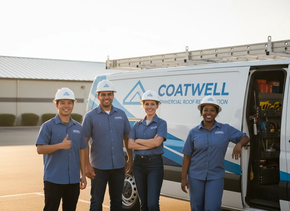 Commercial roof coating company in Cooper, TX